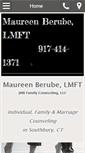 Mobile Screenshot of maureenberube.com